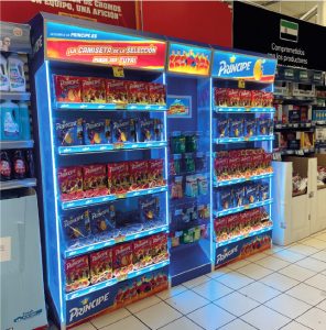 Estantería para supermercado productos Príncipe en Caceres