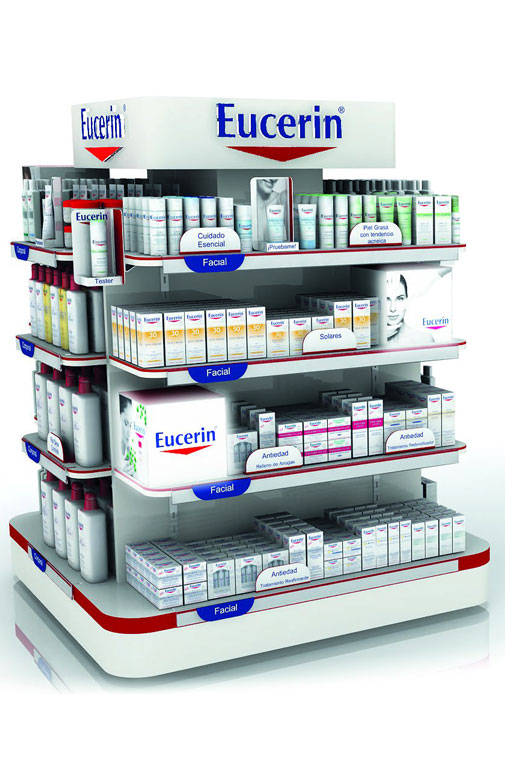 Gondola-para-Farmacia-de-Eucerin